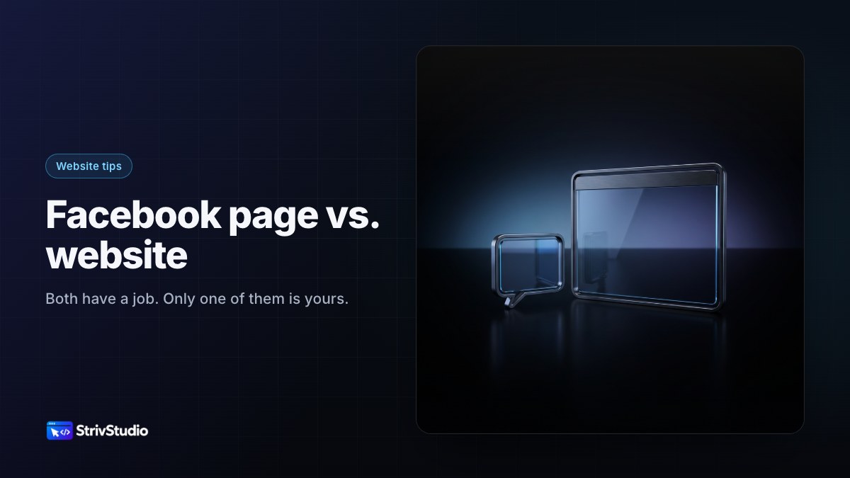 Illustration of a small glass speech-bubble panel next to a larger, brighter glass browser window